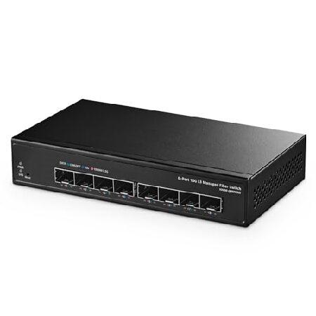 並行輸入品】 Binardat 8ポート 10ギガビット SFP+ マネージドスイッチ