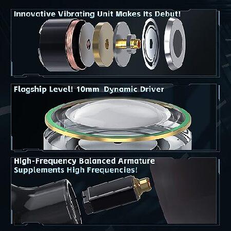 Linsoul CVJ Konoka 1 Vibrating Driver+ 1 DD +1 BA Triple Hybrid Driver in Ear Earphones with 4 Acoustic Modes, Detachable Oxygen-Free Copper 2 Pin Cab｜inter-trade｜06