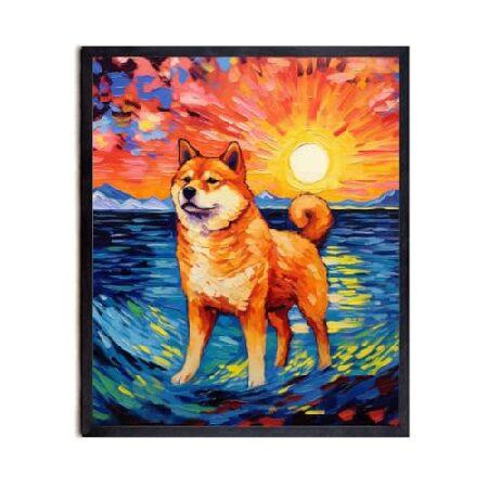 Bestbuddy Pet 8x10 フレームなし 星月夜 ゴッホにインスパイア