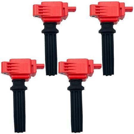 並行輸入品】 GP POWER レッドイグニッションコイルパック UF670 4個