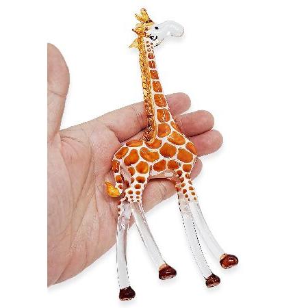 並行輸入品】 ChangThai Design 小さな71/4インチ 立つオレンジキリン