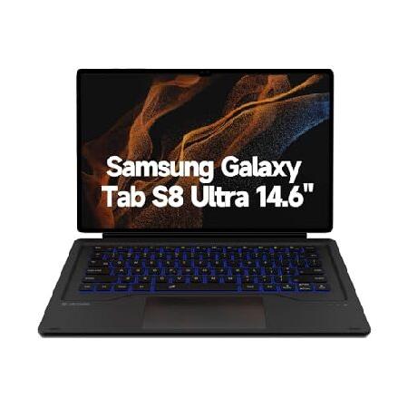 並行輸入品】 Dexnor Keyboard Case for Samsung Galaxy Tab S8 Ultra