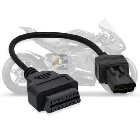 並行輸入品】 AMHTDOL Obd2 アダプター Ducati オートバイ 4ピン OBD