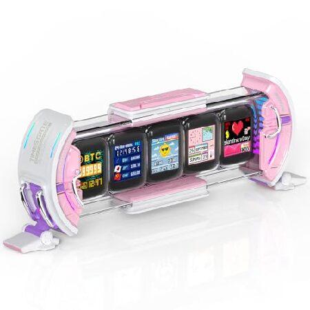 並行輸入品】 Divoom Times Gate - Cute Gaming Digital Clock with