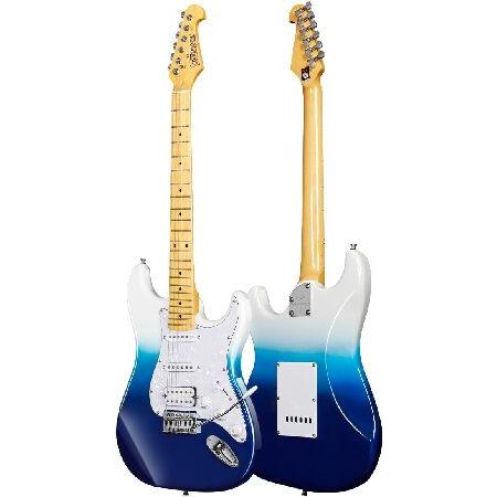【並行輸入品】 Bullfighter 39 Inch Full Electric Guitar Beginner Start Fashion Painted Version Profession Kit for Adult Adler Wood Body Tele Bridge | ブランド登録なし