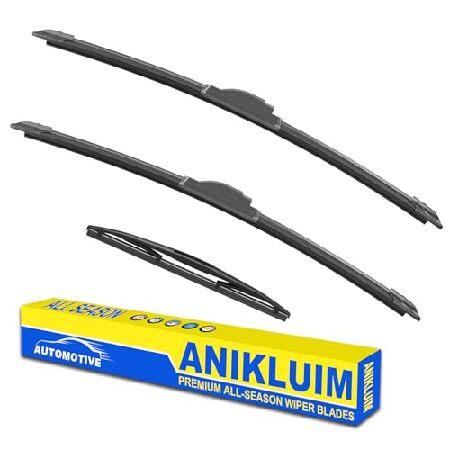【並行輸入品】 ANIKLUIM 26インチ+18インチワイパーブレード 10インチリアワイパーブレードセット 2016-2022 ホンダ HR-V フロントガラスワイパー交換用オリジ | ブランド登録なし