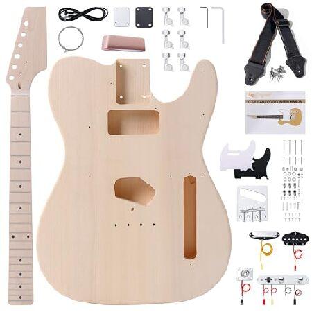 並行輸入品】 Leo Jaymz DIY TLスタイルエレキギターキット バス