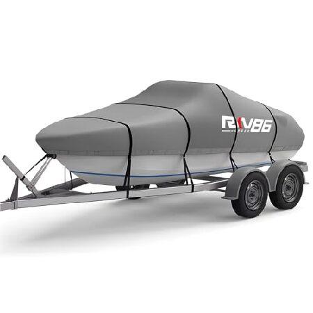 並行輸入品】 RKV86 トレーラー可能ボートカバー 20フィート~22