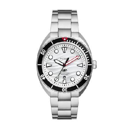 並行輸入品】 Fossil アナログダイヤル メンズウォッチ, ホワイト 
