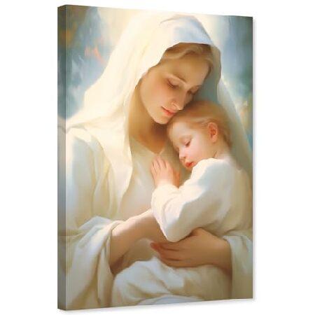 並行輸入品】 ARTZGX 聖母マリア キャンバスウォールアート 母マリアの