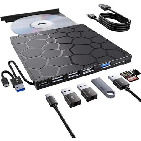 並行輸入品】 VAIYI 外付けCD/DVDドライブ ノートパソコン用 DVD