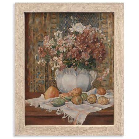 並行輸入品】 ピエール=オーギュスト・ルノワール作 花とウチワ