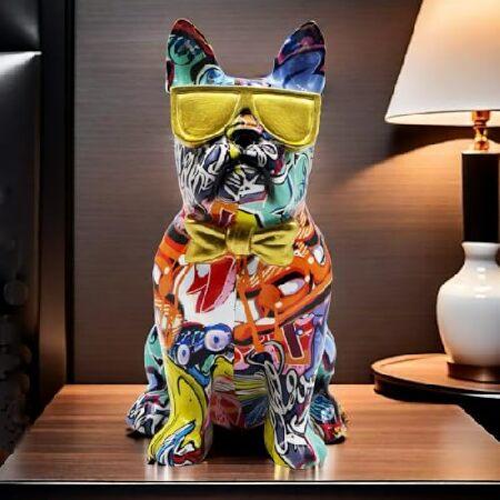 並行輸入品】 FUNSXBUG カラフルアート フレンチブルドッグ サングラス