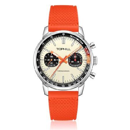 並行輸入品】 TOPHILL 1963 パイロット メンズ レーシング クロノ 