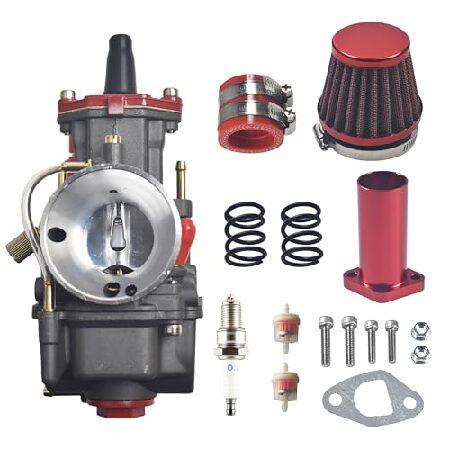【並行輸入品】 PWK 28mm キャブレター エアフィルターマニホールドキット プレデター用 212cc 224cc 196cc コールマン CT200U-EX CT200U BT200X ミニバイク バ | ブランド登録なし