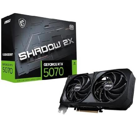 【未開封品】 MSI グラボ GeForce RTX 5070 12G 並行輸入品】 MSI GeForce RTX 5070 12G SHADOW 2X OCグラフィック