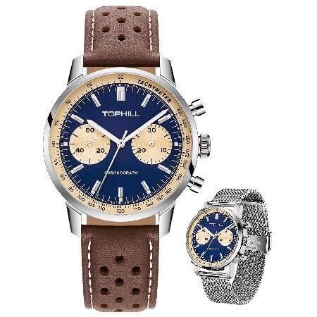 並行輸入品】 TOPHILL クロノグラフ メンズウォッチ タキメーター付き