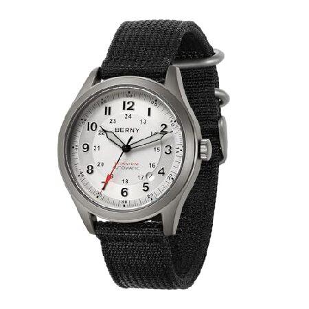 BERNYチタンウォッチ★メンズクォーツ時計★電池入り稼働品 並行輸入品】 BERNY メンズ 腕時計 チタン チタニウムウォッチ 自動