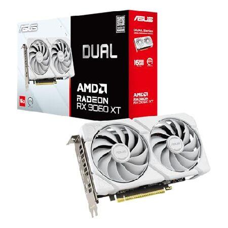 並行輸入品】 ASUS Dual Radeon RX 9060 XT 16GB GDDR6 ホワイト