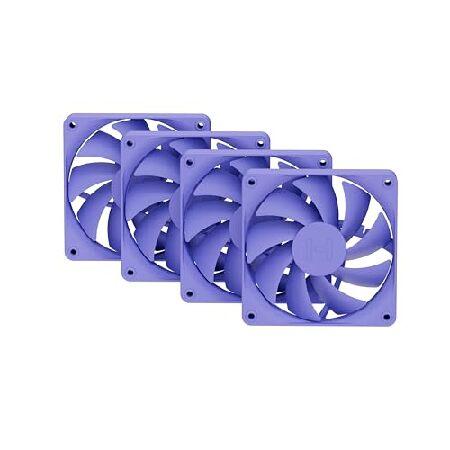 並行輸入品】 Hyte Flow FA12 120mm PCケースファン 4個パック、高性能