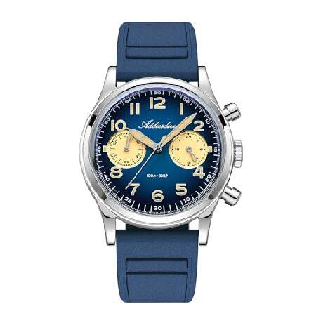 【並行輸入品】 ADDIESDIVE 38 MM Chronograph Watches Quartz Sweep Second Movement 100 M Waterproof C3 Luminous Owl Dial Sport Watches for Unisex Premiu