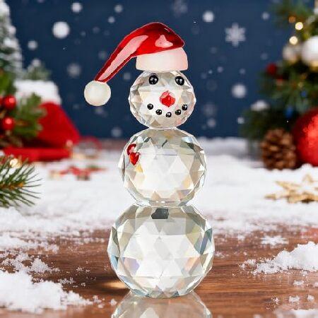 並行輸入品】 vskikris 雪だるまの置物 - スパークリングクリスタル