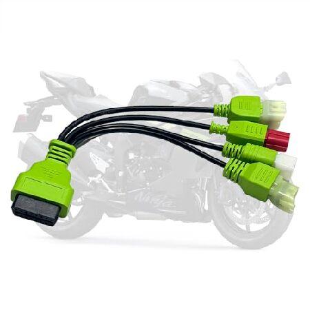 並行輸入品】 OBD2 4イン1診断ケーブル カワサキオートバイ用 Euro 5