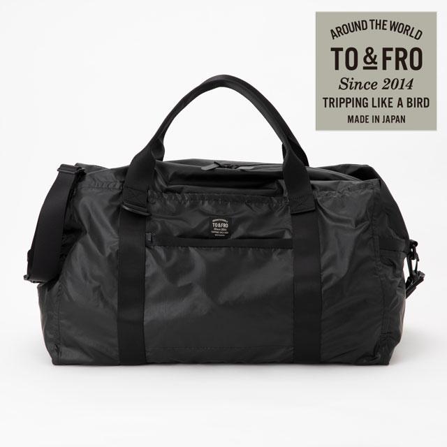 TO＆FRO ボストンバッグ -シンレザー- 大容量 軽量 約485g 2way 旅行