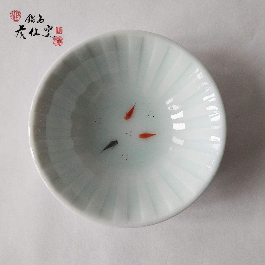鍋島 虎仙窯 鍋島青磁 青白磁 メダカ 十草小鉢 : INTERIOR3I - 通販