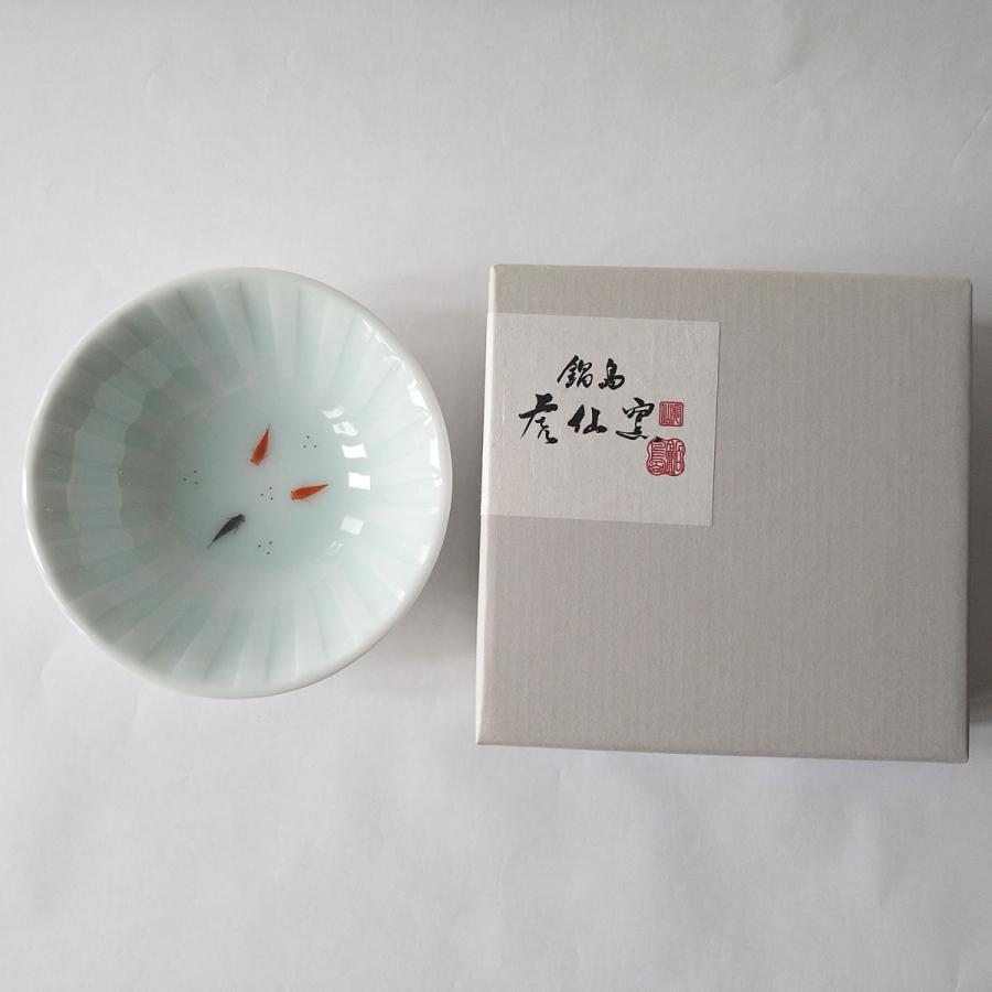 鍋島 虎仙窯 鍋島青磁 青白磁 メダカ 十草小鉢 : INTERIOR3I - 通販