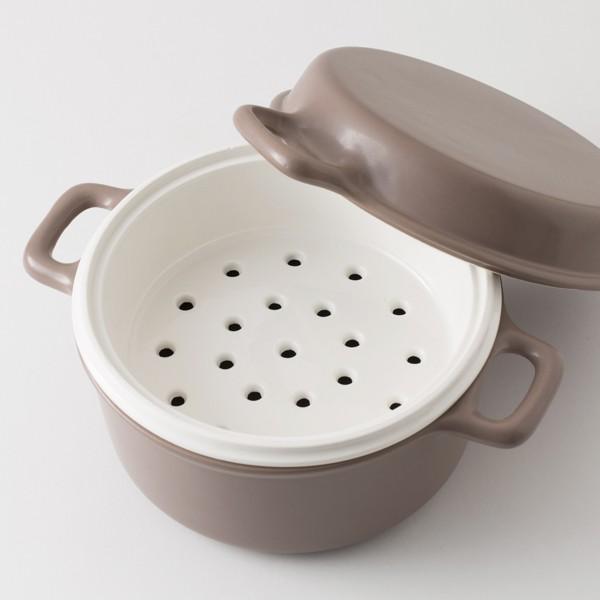 かもしか道具店 三とく鍋 土鍋 お鍋 直火 蒸し器 : INTERIOR3I - 通販
