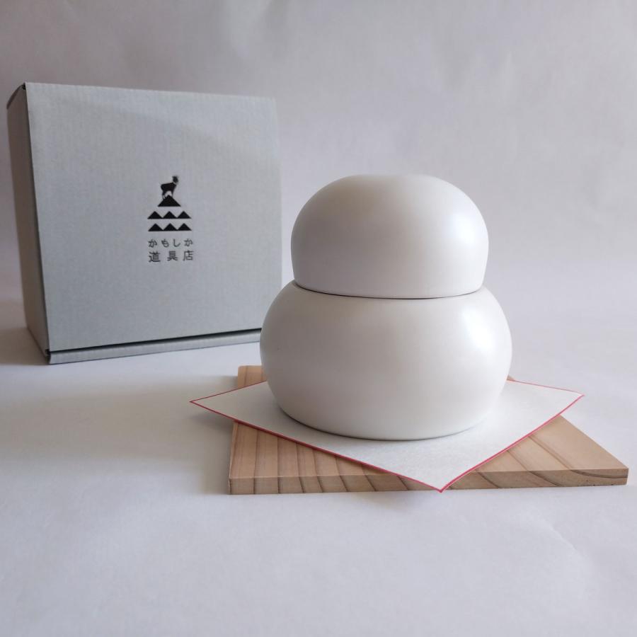 かもしか道具店 かもしか花卉店 陶の鏡餅 山口陶器 お正月飾り かがみもち 陶器 飾り オブジェ インテリア 玄関 |  | 05