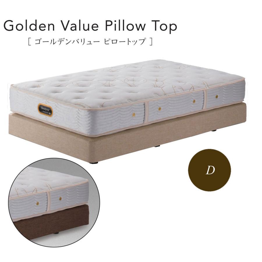 【美品】シモンズ　マットレス　ゴールデンバリューピロートップ ダブル シモンズダブルマットレスゴールデンバリューピロートップ