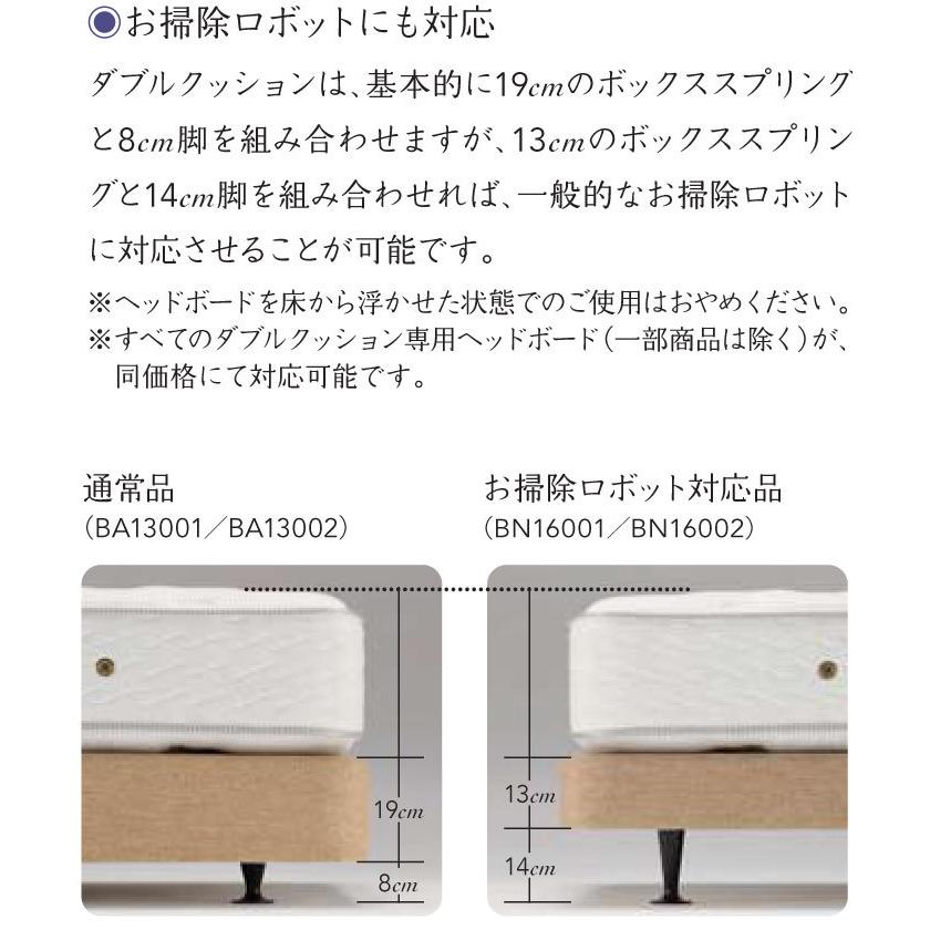 シモンズベッド エクストラハード ダブルクッション ポケットコイル AA21231 BA21001 キングの画像