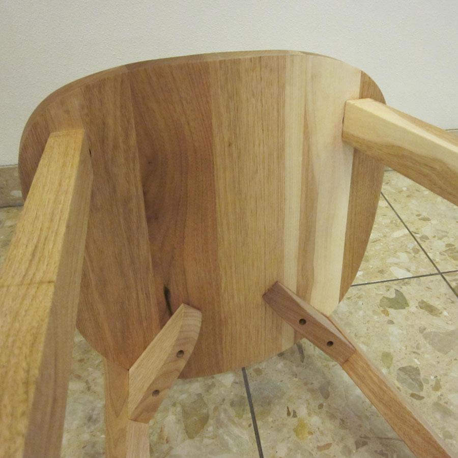 Aki あき エクステンションテーブル＆チェア 5点セット 天然木 国産材 くるみ 国産 伸長 110cm 120cm 130cm 椅子 4脚 自然塗料 一部地域開梱設置無料の画像