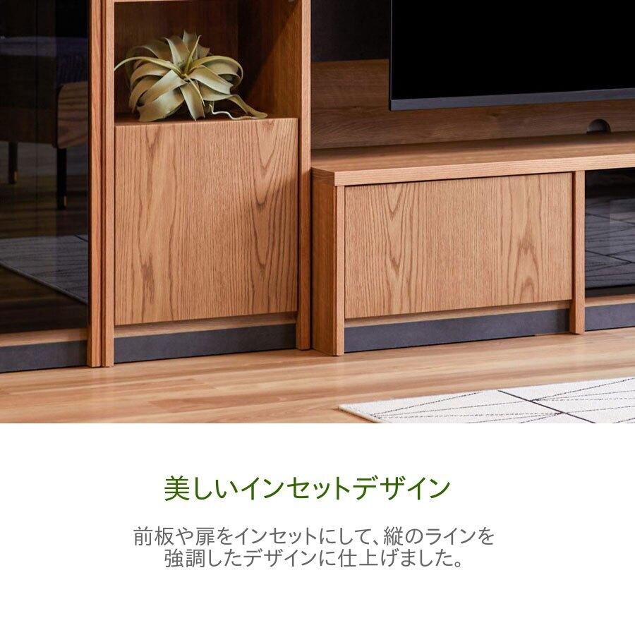 モーブル Baron バロン 42 キャビネット A キャビネット A リビング 収納 幅42 奥行36 高さ160 ナチュラル ブラウン 国産 完成品の画像