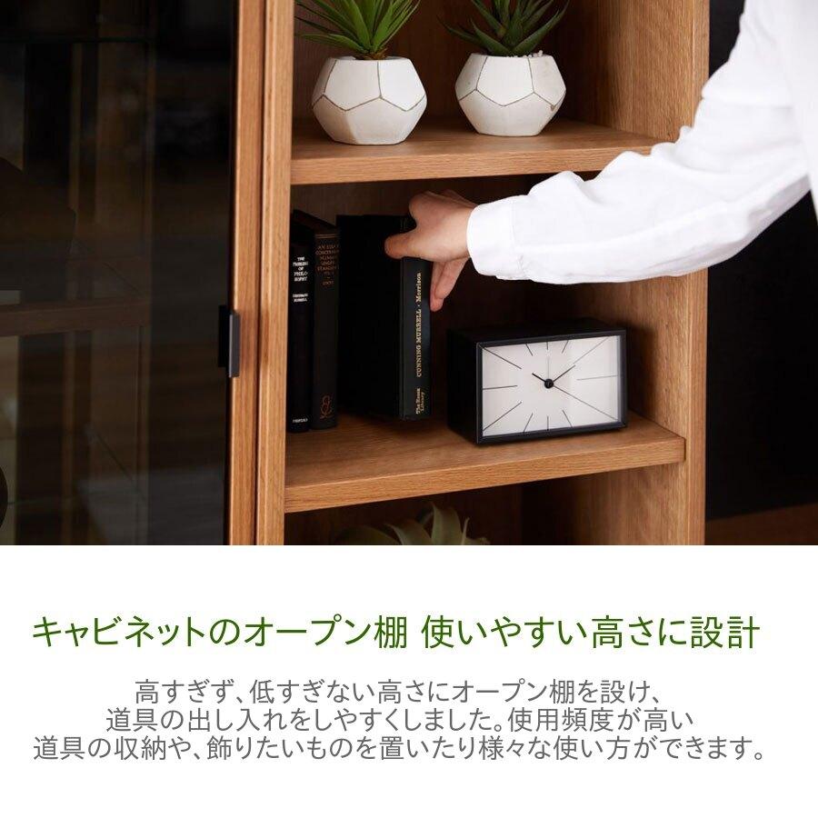 モーブル Baron バロン 42 キャビネット A キャビネット A リビング 収納 幅42 奥行36 高さ160 ナチュラル ブラウン 国産 完成品の画像