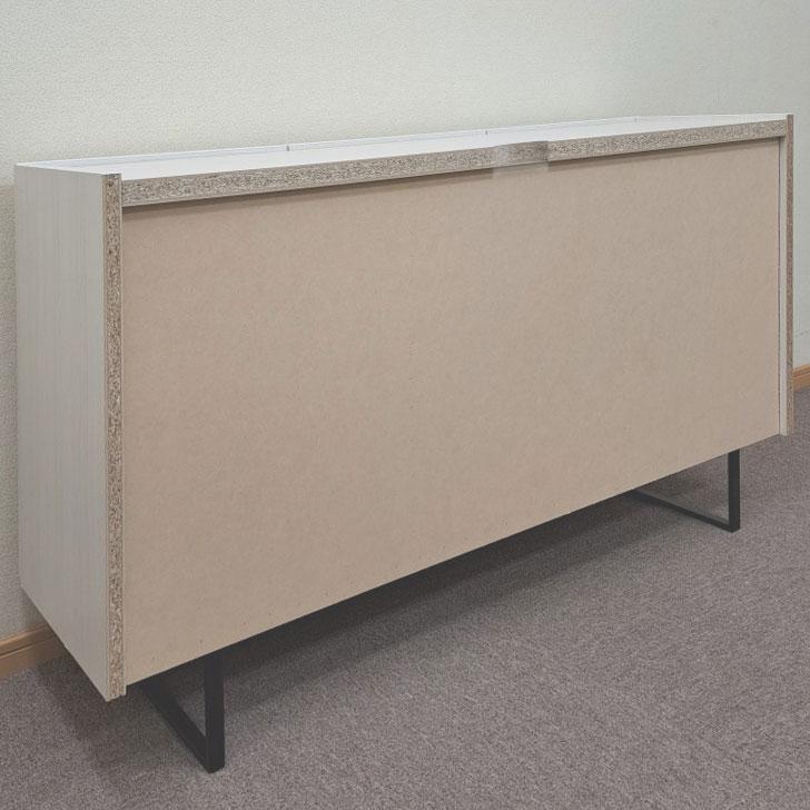 サイドボード ガラス扉 キャビネット リアルウォルナット 幅80cm 奥行33cm 高さ75cm BLD-80G スリム 薄型 飾り棚 コレクション ケース 国産 完成品 |  | 05