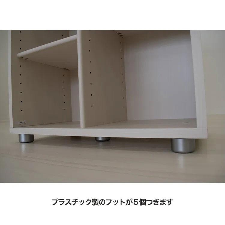 valvanne バルバーニ WORKSTUDIO ワークスタジオ 書棚 DD-B802 幅84 奥行33 高さ89 オープンラック 本棚 可動棚 2台まで重ね可能 在宅 書斎 学習 4色対応 国産