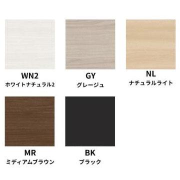 valvanne バルバーニ オプション 高荷重書棚用 木扉 WBW 幅60 幅80 書斎 本棚 ラック キャビネット 日本製 国産 5色対応の画像