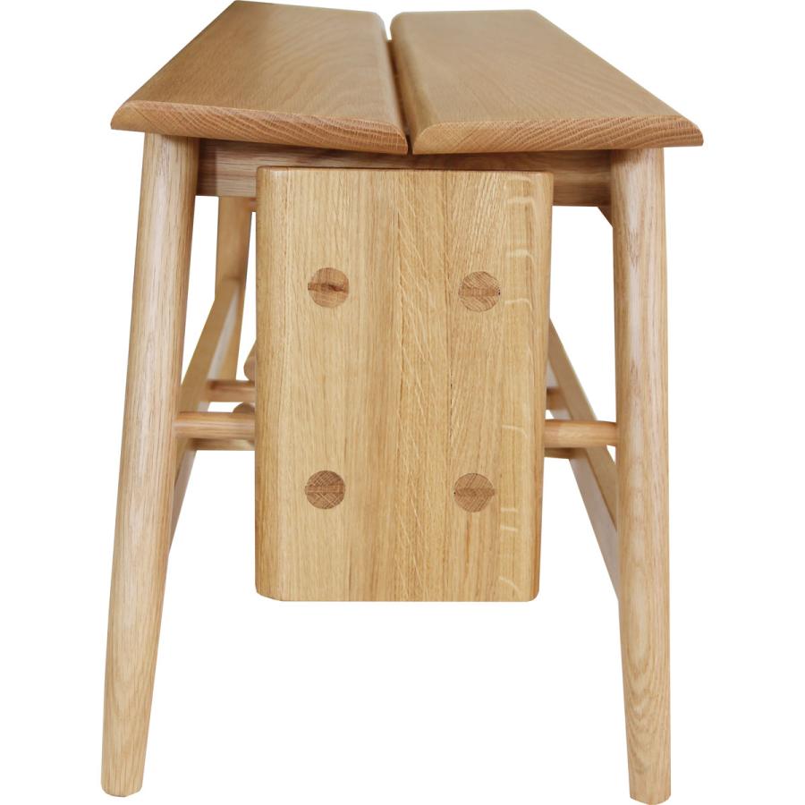 Garool ガルール ベンチ ウィズ スツール 3点セット 伸長式 ダイニング スツール収納 軽量 完成品 ナチュラル ブラウン |  | 07