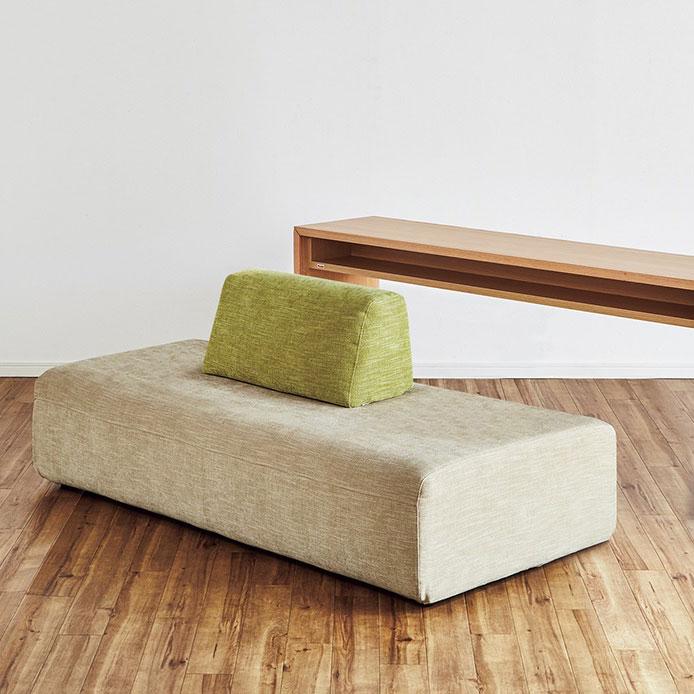 Meuble（モーブル） Island アイランド スリムソファ 背クッション1個