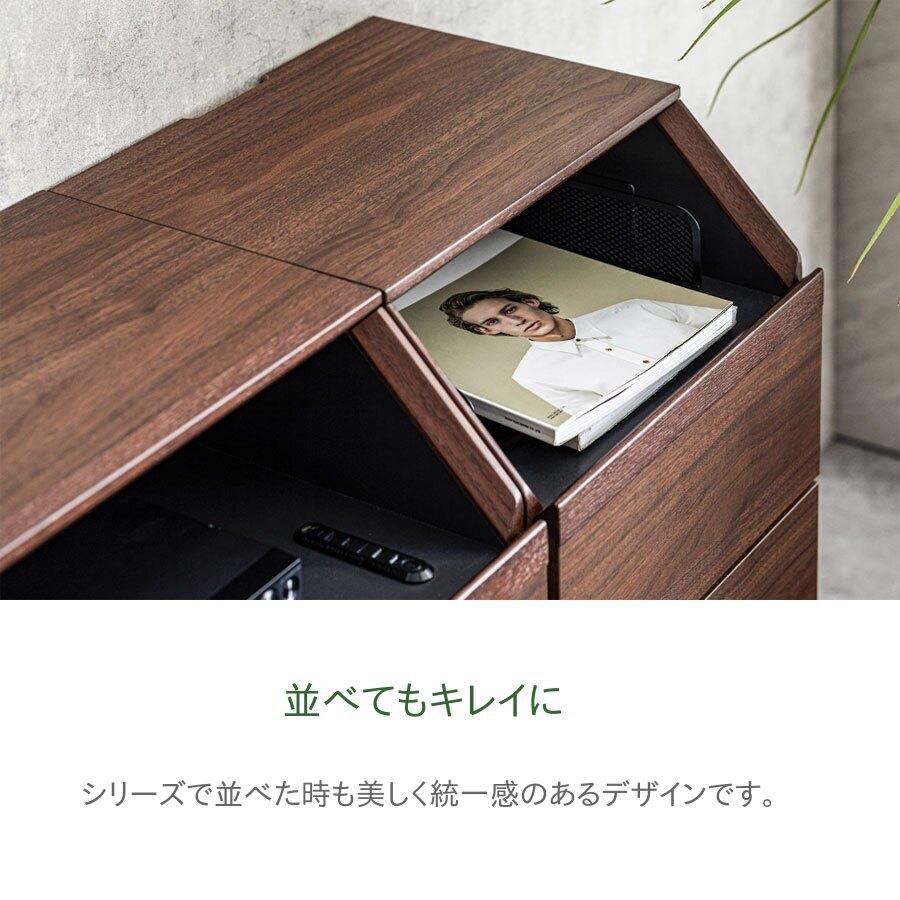 モーブル it イット 120 サイドボード オーク リビング 収納 カウンター下 可動棚 飾り棚 コンセント付 耐震 スタイリッシュ 4色 完成品 国産 日本製 | Meuble | 10