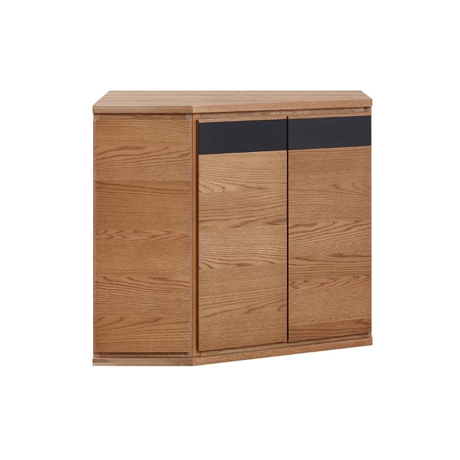 モーブル NookII ノークII 89 コーナー サイドボード キャビネット リビング 収納 ナチュラル ブラウン 国産 完成品 | Meuble | 01