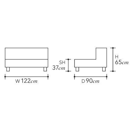 Pocket・Plus Sofa ポケット・プラスソファ Rettu レテュ 2PSソファ | SIMMONS | 01
