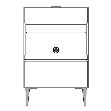 モーブル TOWN タウン 60 マルチキャビネット リビング 収納 幅60 奥行43 高さ92 ホワイト ブラック 国産 日本製 完成品 | Meuble | 01