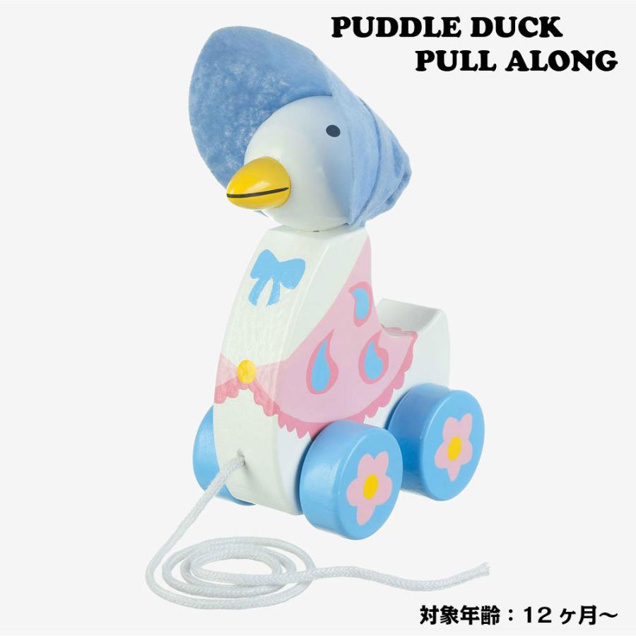 木製おもちゃ Jemima PuddleDuck Pull Along プルトイ ジェミマパドルダック ピーターラビット 輸入おもちゃ 出産