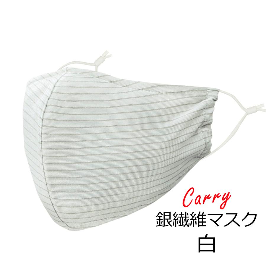 【CARRY Ag 銀ファイバーマスク 】 洗える 布マスク 衛生マスク フィルターポケット付 銀繊維 抗菌 消臭 銀イオン効果 おしゃれ キャリー 台湾製 |  | 04
