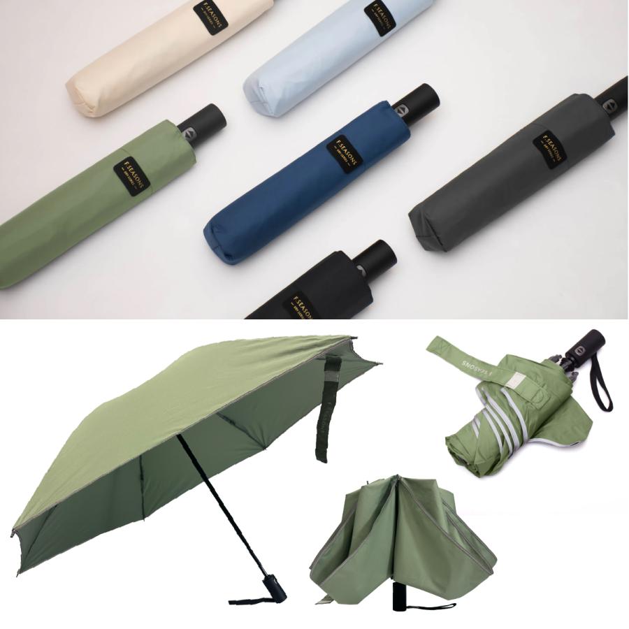 軽量 ワンタッチ 折りたたみ逆さ傘 折りたたみ傘 折り畳み傘 自動開閉 逆さ傘 手が濡れない 通勤 通学 F-SEASONS |  | 22