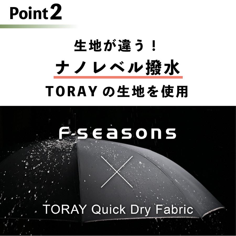 軽量 ワンタッチ 折りたたみ逆さ傘 折りたたみ傘 折り畳み傘 自動開閉 逆さ傘 手が濡れない 通勤 通学 F-SEASONS |  | 12